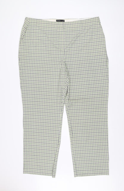 Womens UK Size 22 Marks and Spencer Regular Fit BusinessCasualWorkwear Green Tro
