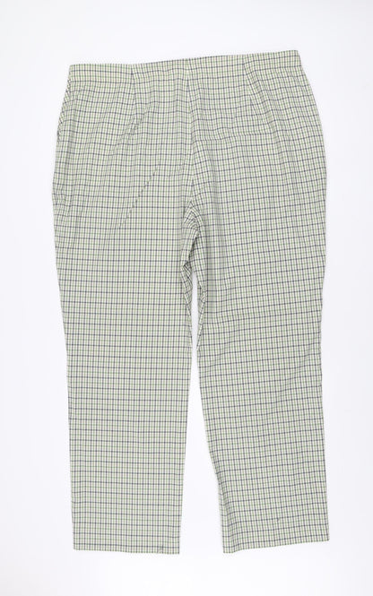 Womens UK Size 22 Marks and Spencer Regular Fit BusinessCasualWorkwear Green Tro