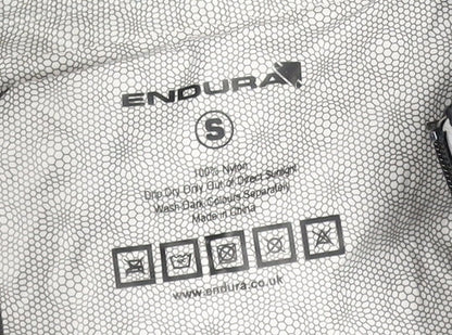 Endura Men's Black Small Windbreaker Cycling Jacket Nylon Zip Waterproof