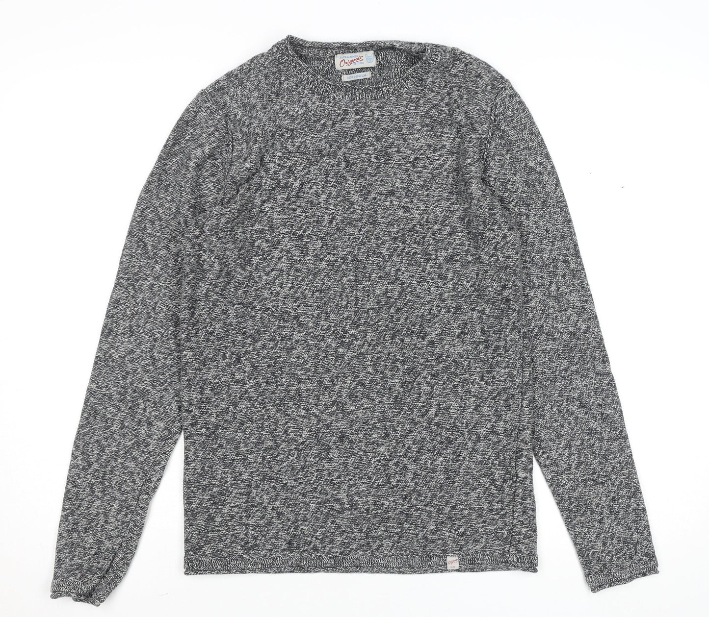Mens UK Size M JACK & JONES Grey Pullover Jumper