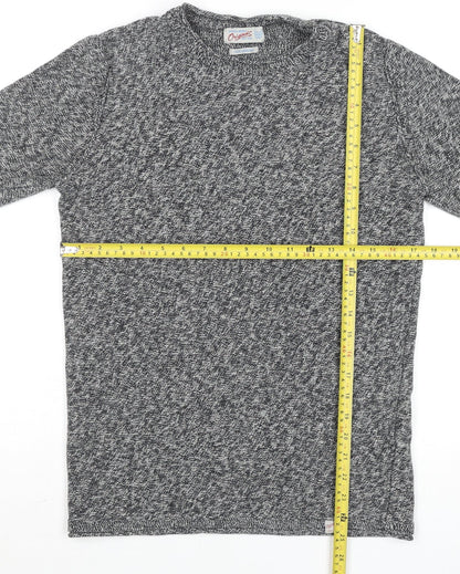 Mens UK Size M JACK & JONES Grey Pullover Jumper