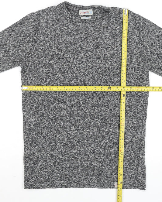 Mens UK Size M JACK & JONES Grey Pullover Jumper