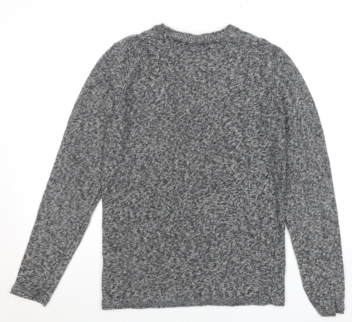 Mens UK Size M JACK & JONES Grey Pullover Jumper