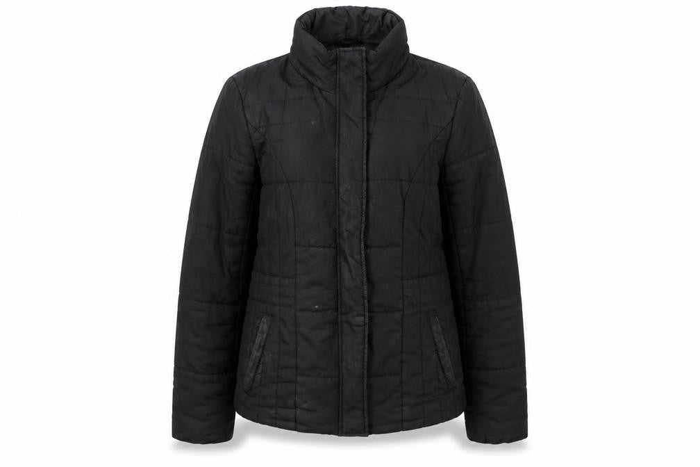 Womens UK Size 14 M&Co Black Puffer Jacket