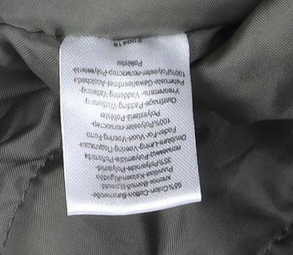 Womens UK Size 10 La Redoute Green Parka Coat