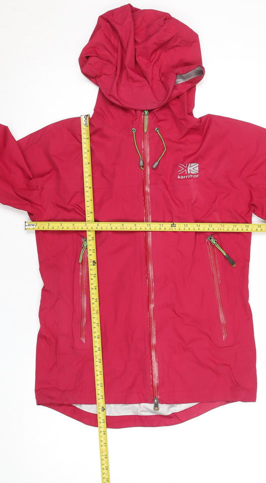 Karrimor Women's Red Waterproof Windbreaker Jacket Size 8