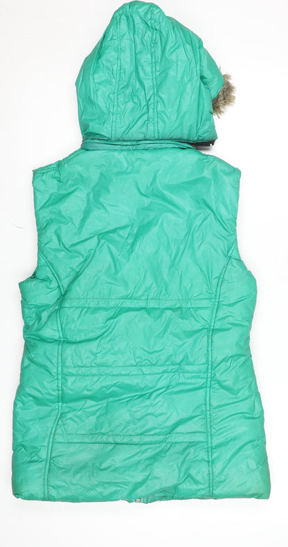 Womens UK Size XL Dream Queen Green Puffer Jacket