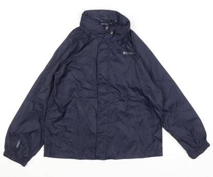 Girls UK Size 9-10 Years Mountain Warehouse Blue Basic Jacket