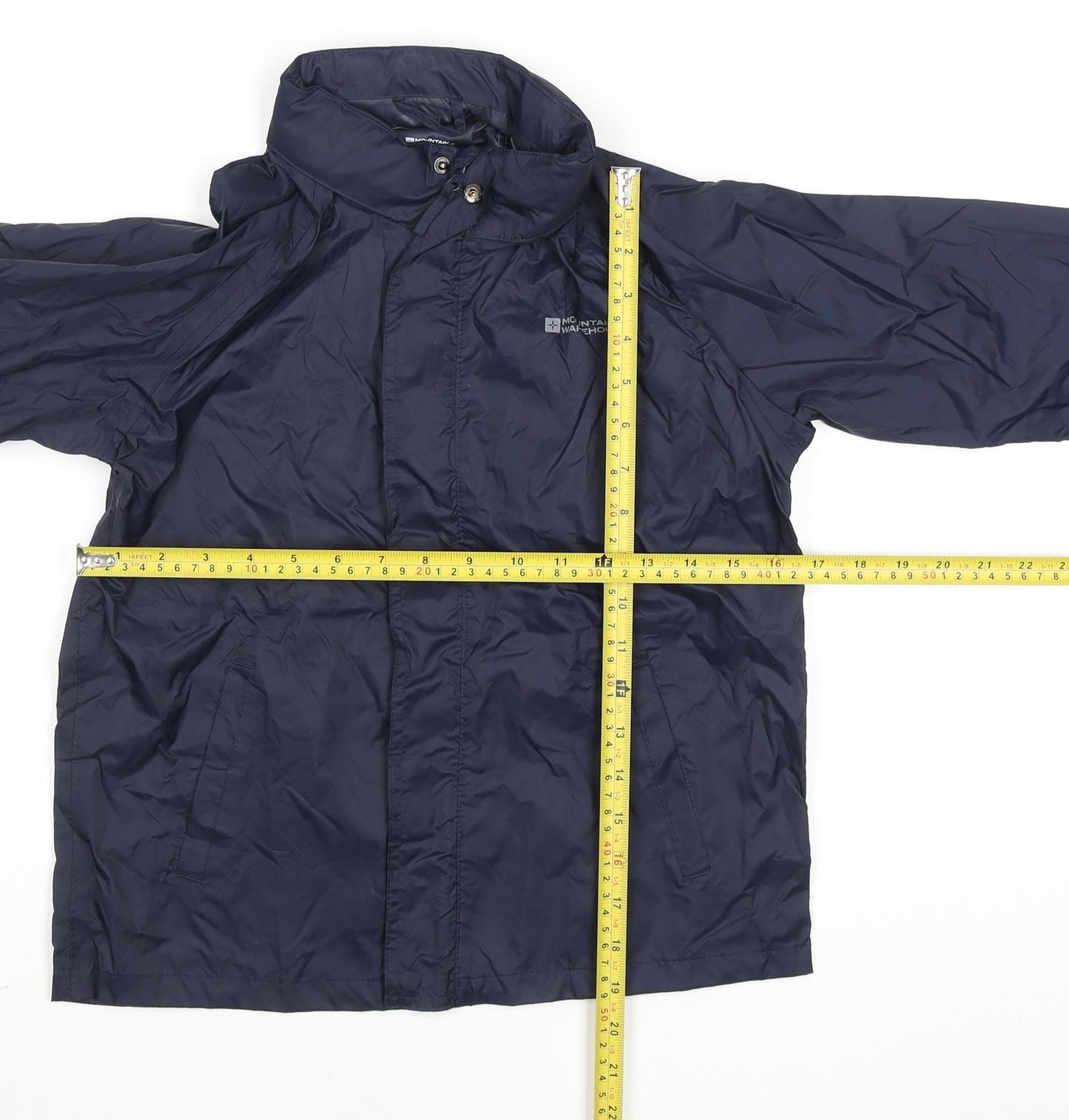 Girls UK Size 9-10 Years Mountain Warehouse Blue Basic Jacket