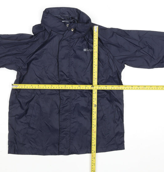 Girls UK Size 9-10 Years Mountain Warehouse Blue Basic Jacket