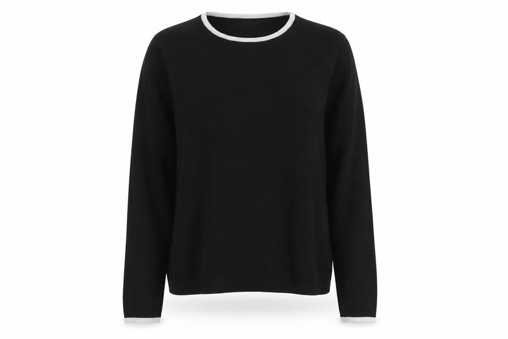 Womens UK Size 12 MNG Black Pullover Jumper