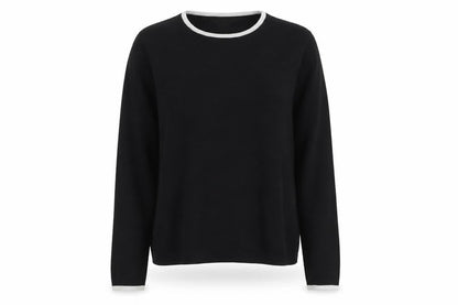 Womens UK Size 12 MNG Black Pullover Jumper