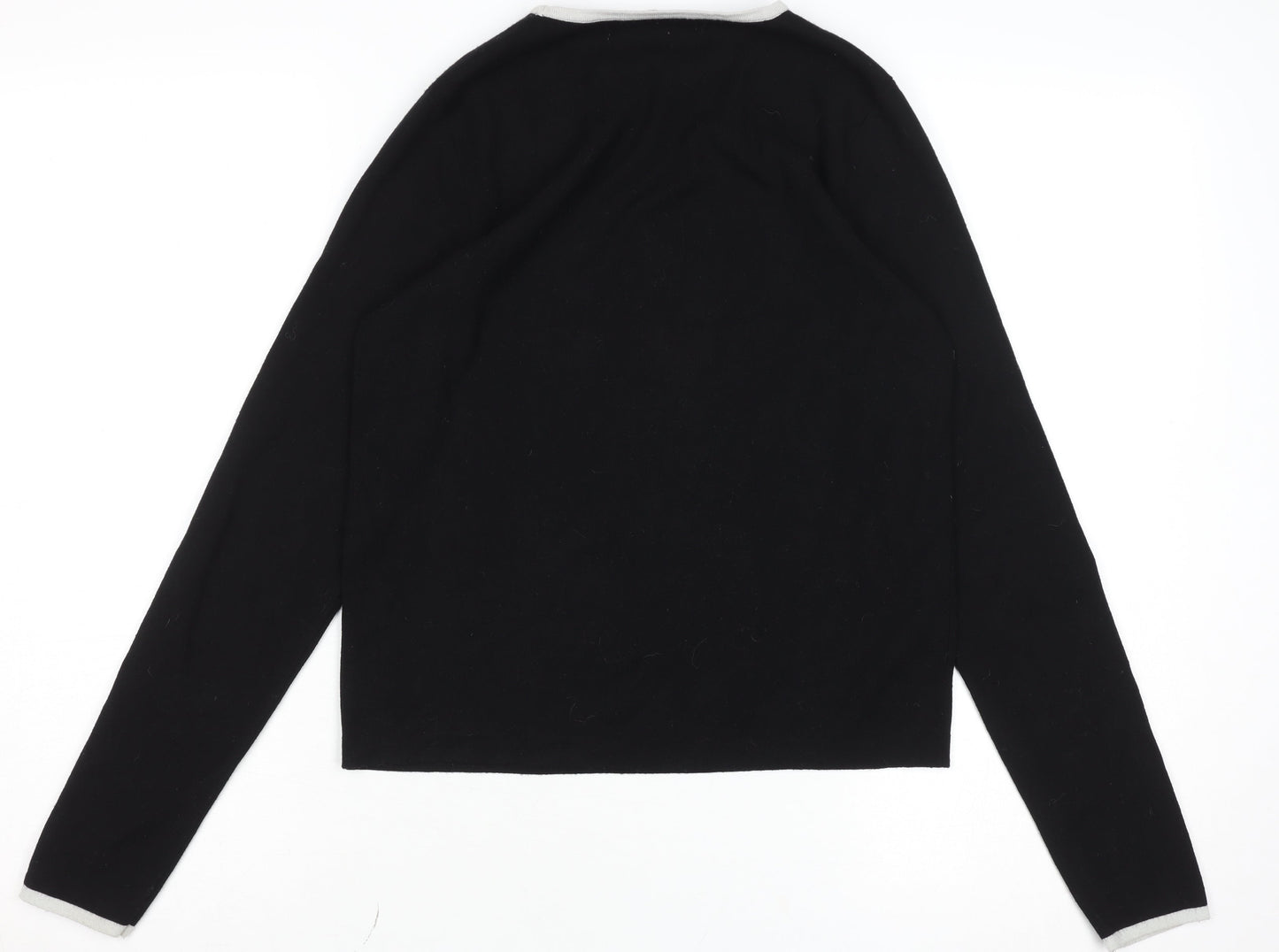 Womens UK Size 12 MNG Black Pullover Jumper