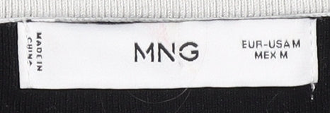 Womens UK Size 12 MNG Black Pullover Jumper