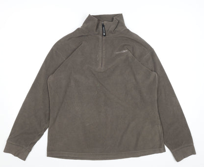Mens UK Size XL Trespass Brown Pullover Sweatshirt