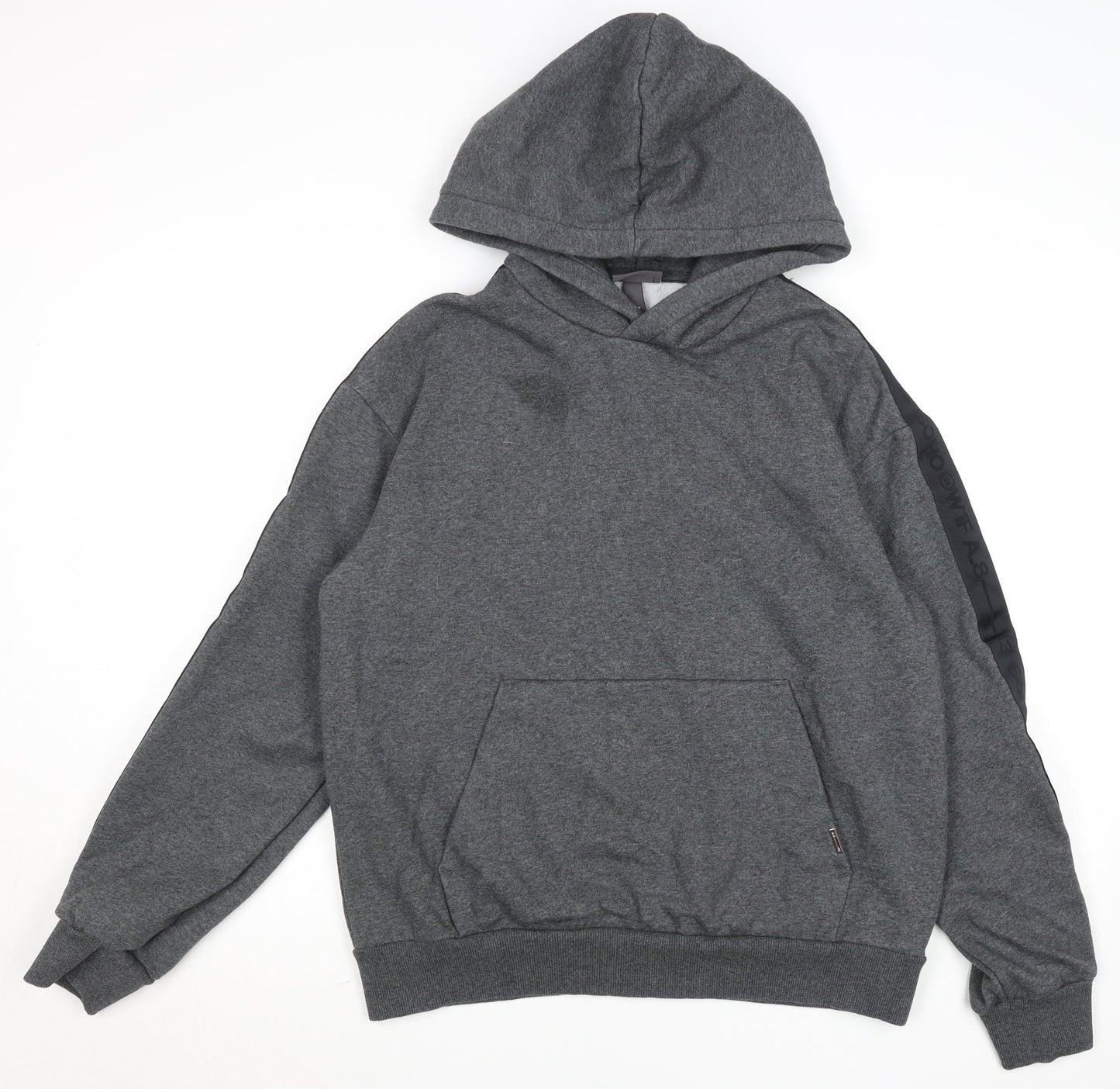Mens UK Size M H&M Grey Pullover Hoodie