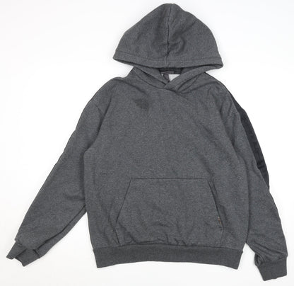 Mens UK Size M H&M Grey Pullover Hoodie