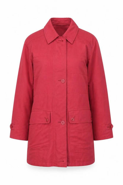 Womens UK Size S Dana Buchman Red Overcoat