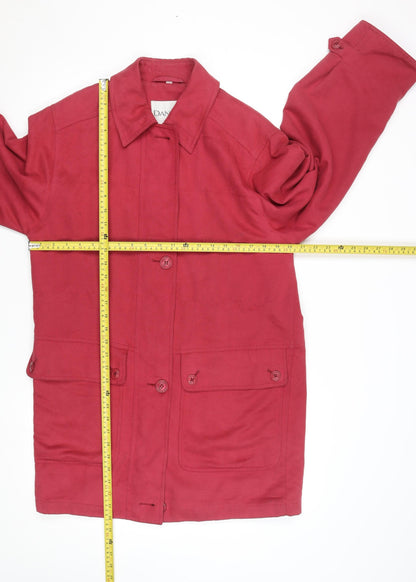 Womens UK Size S Dana Buchman Red Overcoat