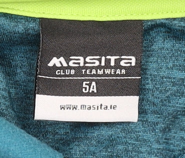 Teens UK Size S Masita Blue 1/4 Zip Sweatshirt