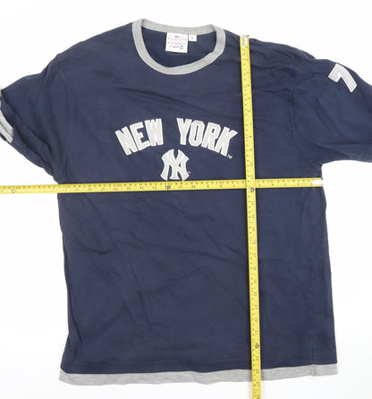 MLB Sports Men's Blue XL Long Sleeve New York Yankees T-Shirt