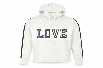 Womens UK Size M Hollis White Pullover Hoodie