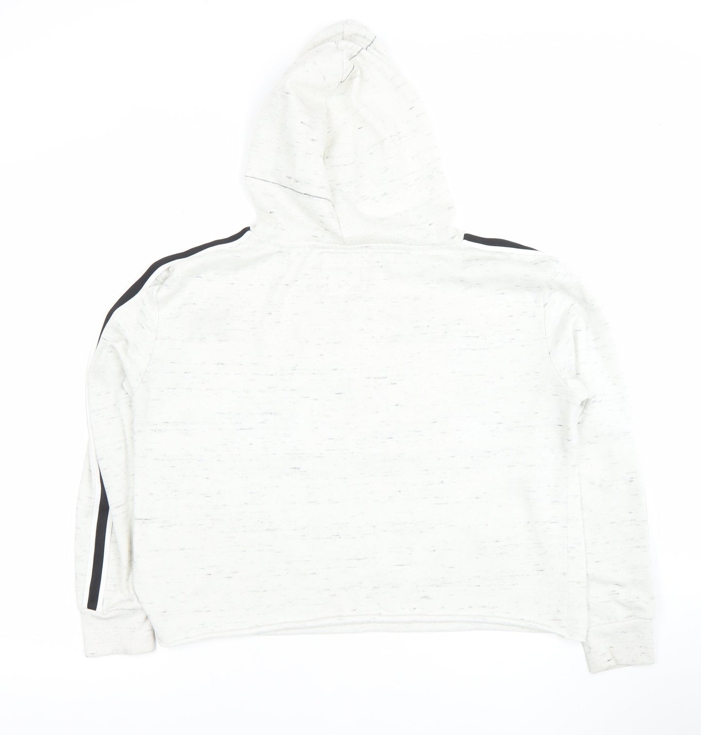 Womens UK Size M Hollis White Pullover Hoodie
