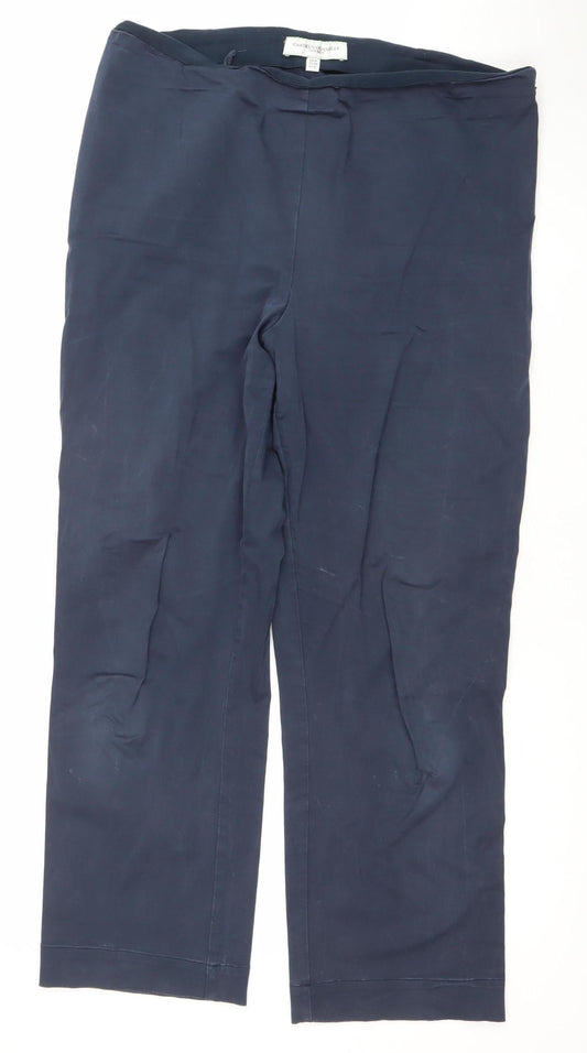 Womens UK Size 16 Carolyn Donnelly The Edit Regular Fit CasualWorkwear Blue Trou