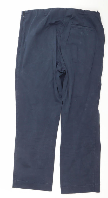 Womens UK Size 16 Carolyn Donnelly The Edit Regular Fit CasualWorkwear Blue Trou