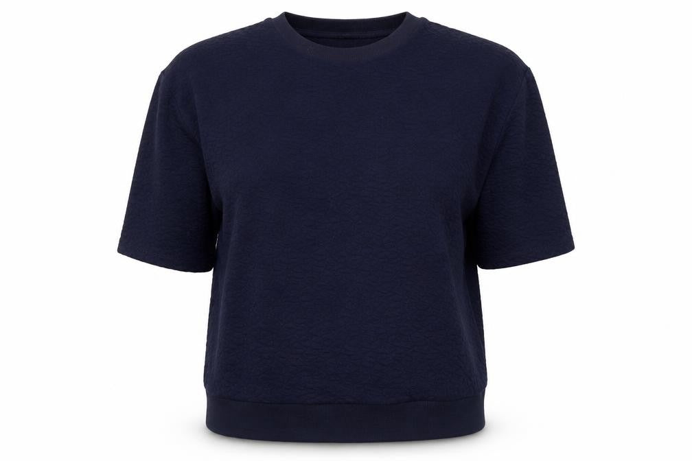 Womens UK Size S Dunnes Blue Jersey T-Shirt