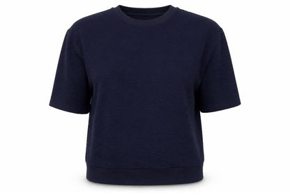 Womens UK Size S Dunnes Blue Jersey T-Shirt