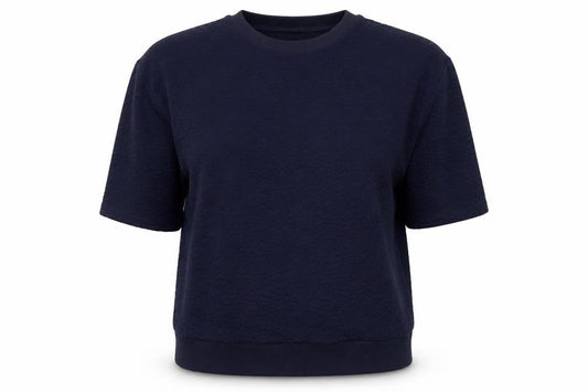 Womens UK Size S Dunnes Blue Jersey T-Shirt