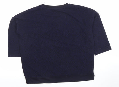 Womens UK Size S Dunnes Blue Jersey T-Shirt