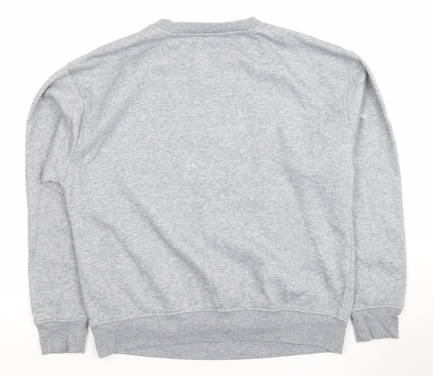 Dunnes Women’s Grey Graphic Crew Neck Pullover Sweatshirt Size S