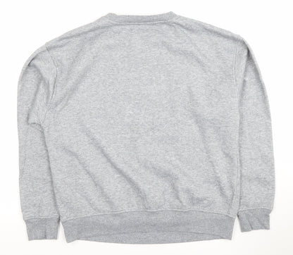 Dunnes Women’s Grey Graphic Crew Neck Pullover Sweatshirt Size S