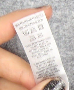 Dunnes Women’s Grey Graphic Crew Neck Pullover Sweatshirt Size S