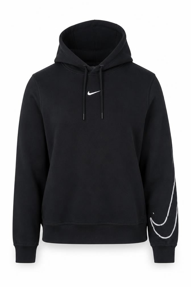 Womens UK Size S Nike Black Pullover Hoodie