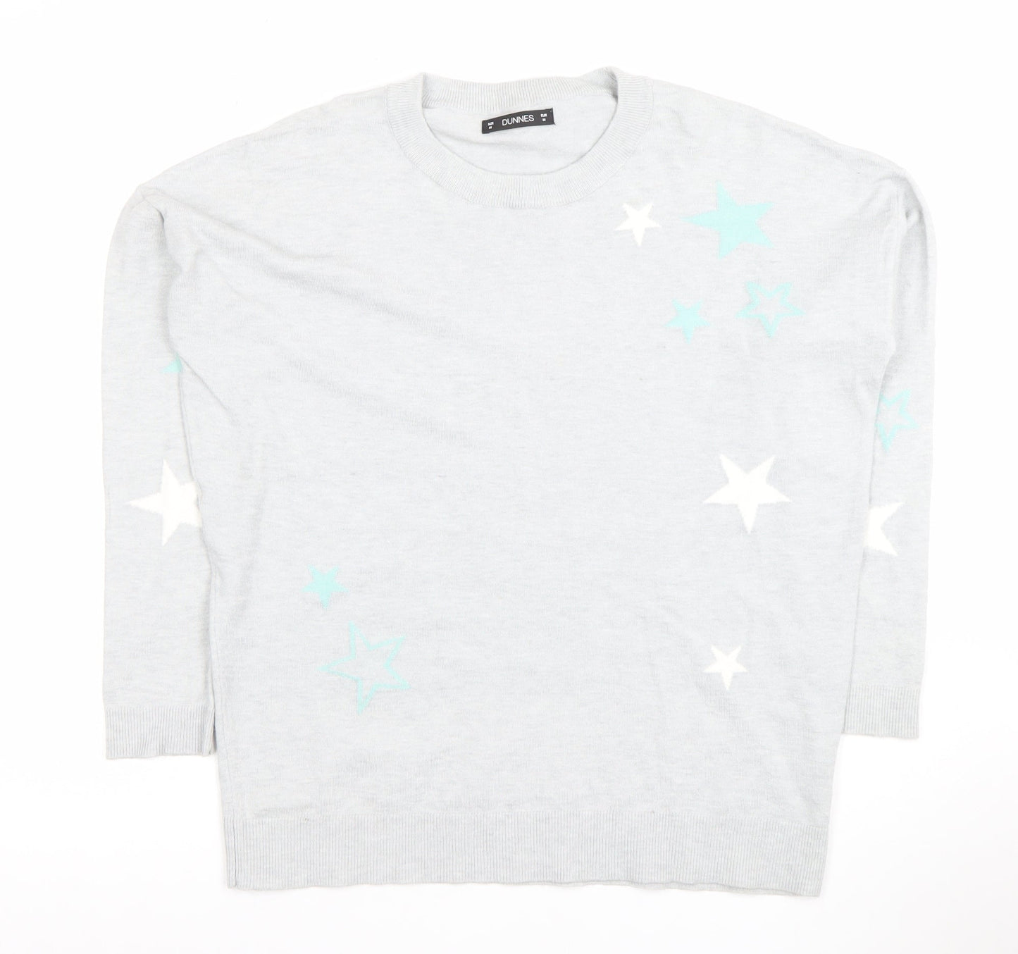 Womens UK Size M Dunnes Grey Pullover Jumper