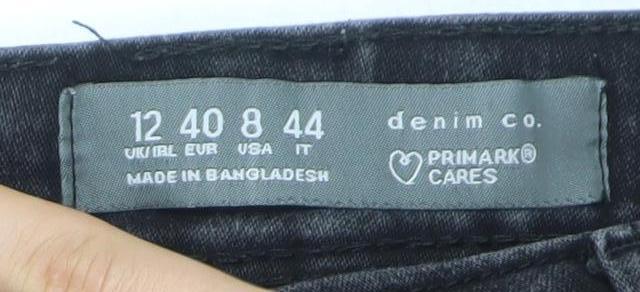 Primark Denim Co Women's Black Skinny Jeans Size 12 Regular