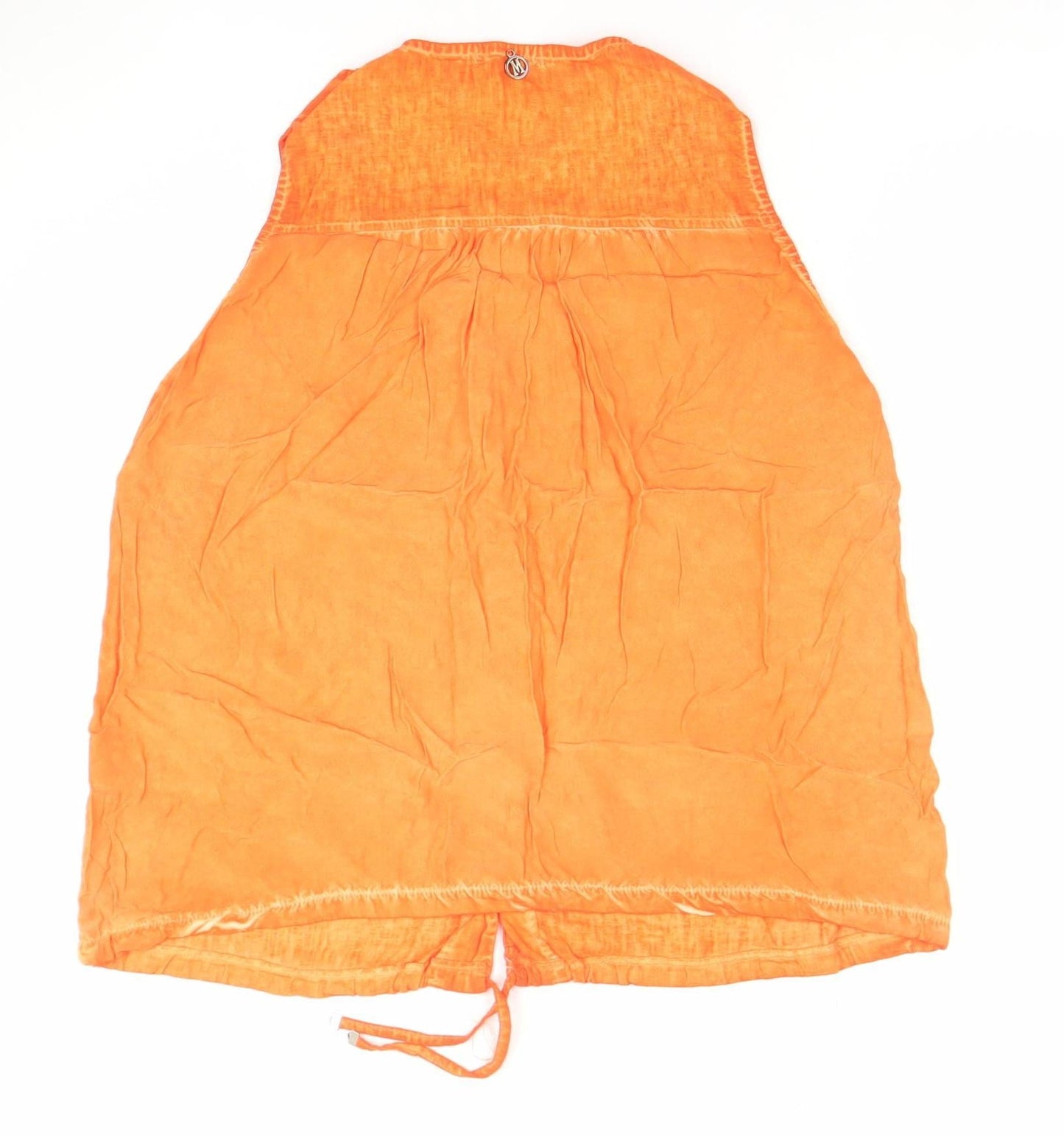 Womens UK Size L Maloka Orange Tunic Blouse