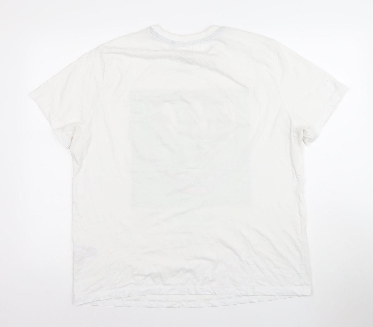 Keith Haring Men's White Art Graphic Print Cotton T-Shirt Size L