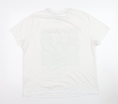 Keith Haring Men's White Art Graphic Print Cotton T-Shirt Size L