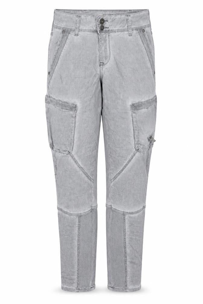 Womens UK Size 12 Sassy Regular Fit Tapered Grey Jeans