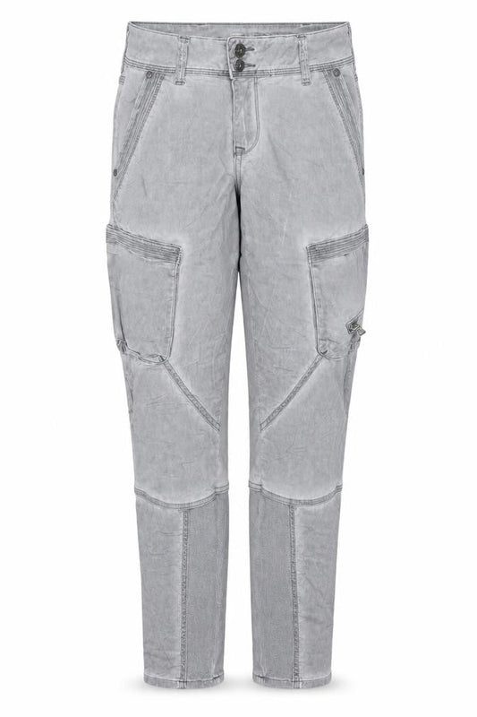 Womens UK Size 12 Sassy Regular Fit Tapered Grey Jeans