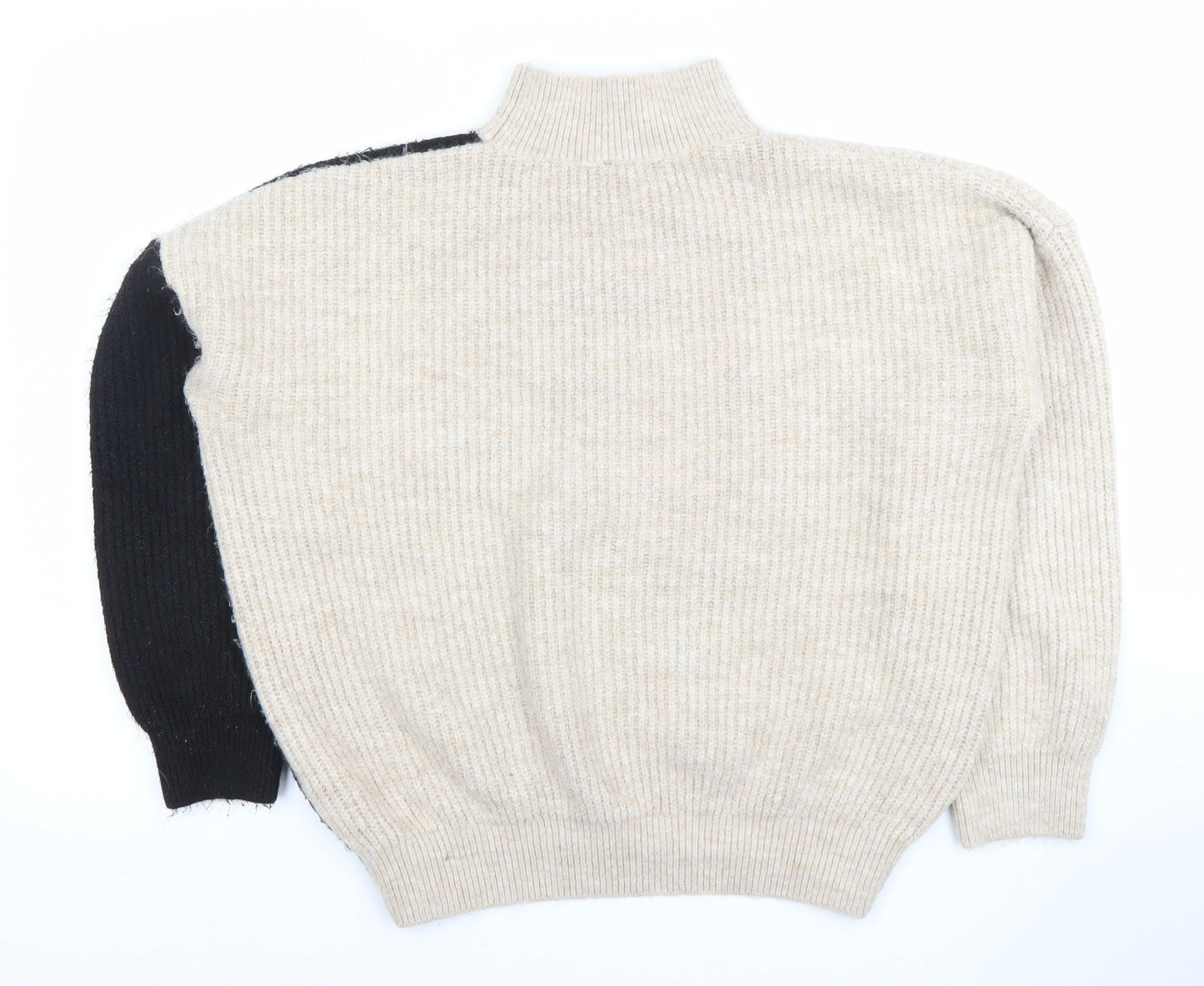Womens UK Size L New Look Beige Pullover Jumper