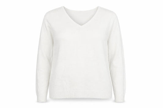 Womens UK Size L VILA White Pullover Jumper