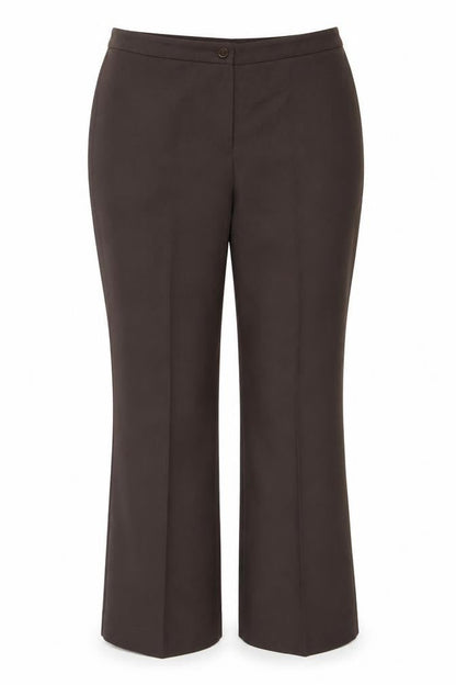 Womens UK Size 12 Jones New York Regular Fit Dress Pants Brown Trousers