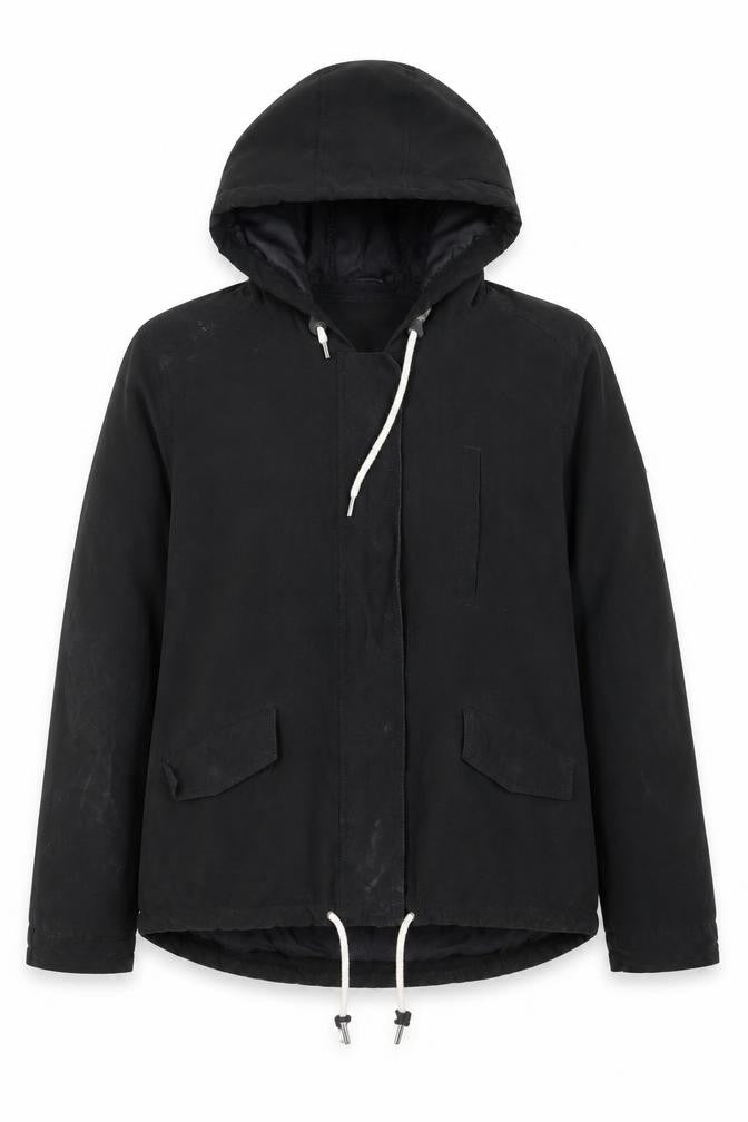 Womens UK Size L Only Black Parka Coat