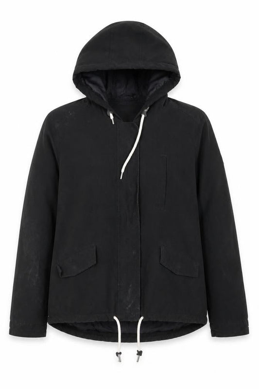Womens UK Size L Only Black Parka Coat