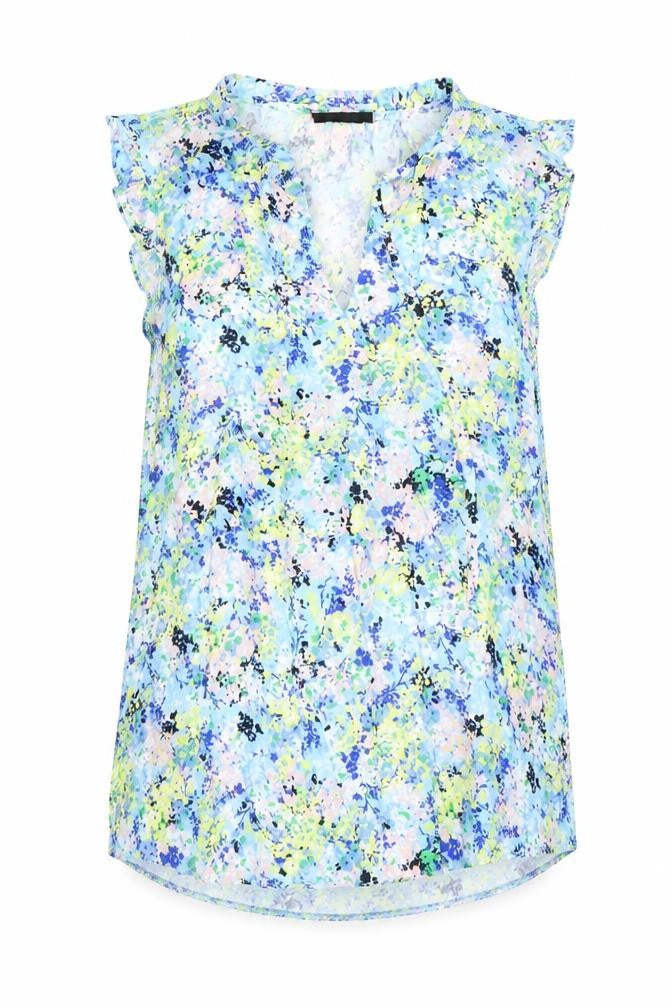 Womens UK Size 12 Wallis Multicoloured Tunic Blouse